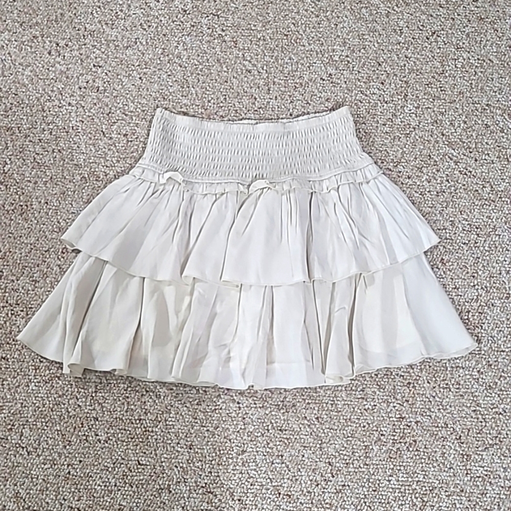 Pink Lily Tiered Skirt